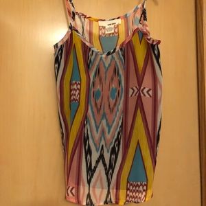 Cute multicolored tank top.